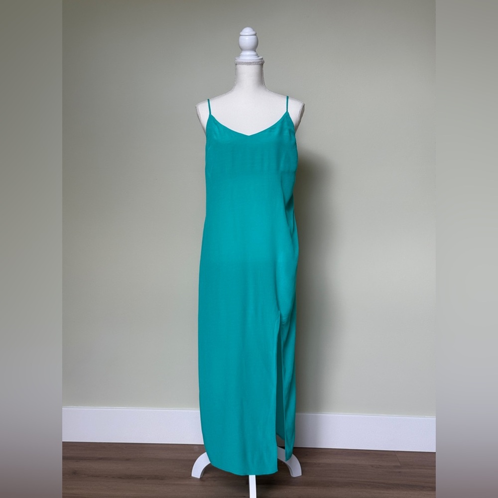 Mango Turquoise Midi Dress